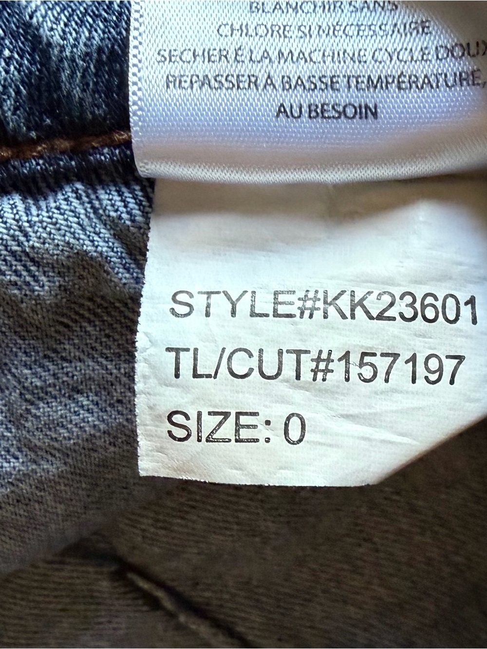 KUT from the Kloth Distressed Light Blue Denim Mini Skirt - Picture 7 of 7